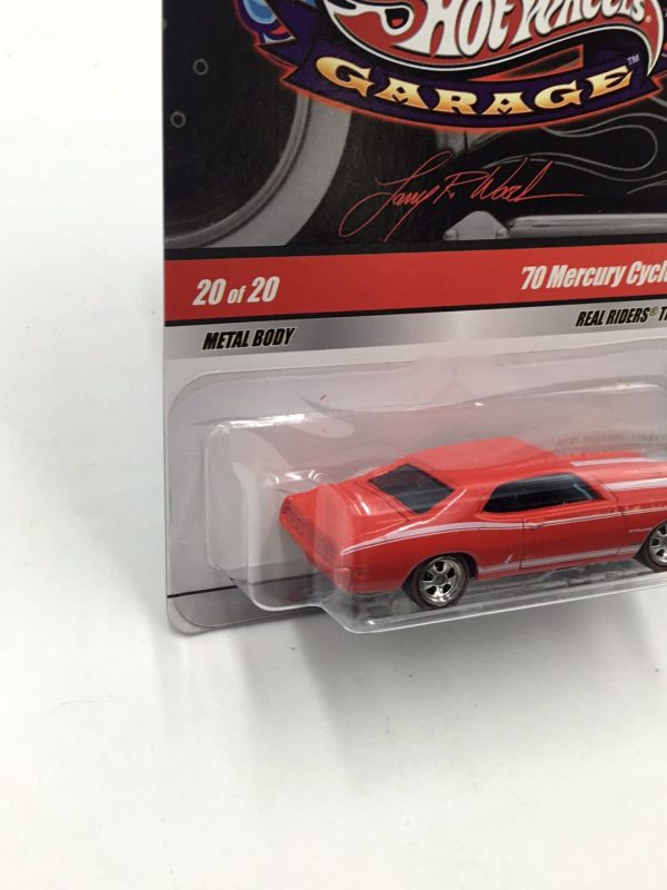 Hot wheels Larrys garage 20 of 20 1970 Mercury Cyclone real riders Z4 Sale