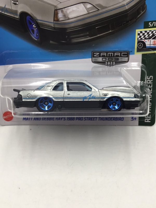 2023 hot wheels #56 Matt and Debbie Hays 1988 Pro Street Thunderbird Zamac #3 146C Cheap