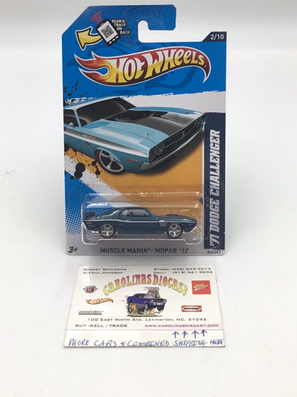 2012 hot wheels super treasure hunt #82 71 Dodge Challenger W Protector Hot on Sale