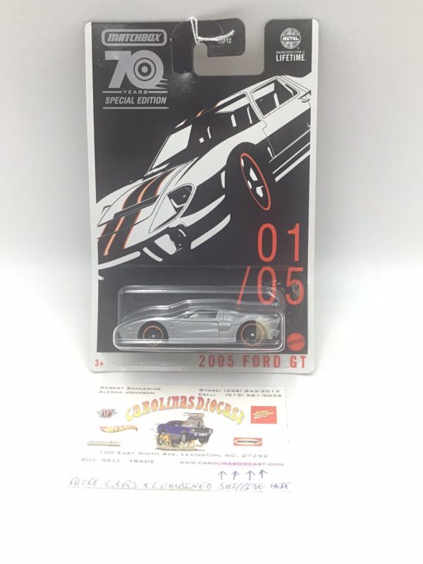 2023 matchbox 70 years Special Edition 1 5 2005 Ford GT #1 LL1 Sale