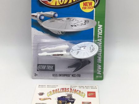 2013 hot wheels #60 U.S.S. Enterprise NCC-1701 with battle damage 122C Online Hot Sale