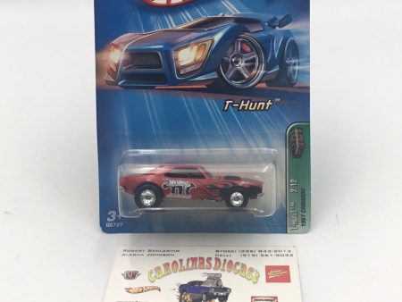 2005 Hot Wheels #122 Treasure Hunt 1967 Camaro real riders W protector Hot on Sale