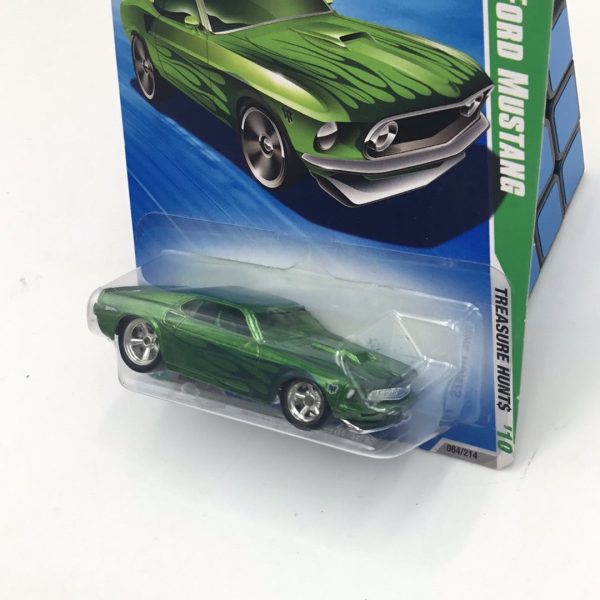 2010 hot wheels super treasure hunt #64 69 Ford Mustang W Protector Cheap