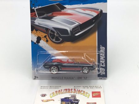 2012 hot wheels super treasure hunt #108 69 Camaro W Protector For Cheap