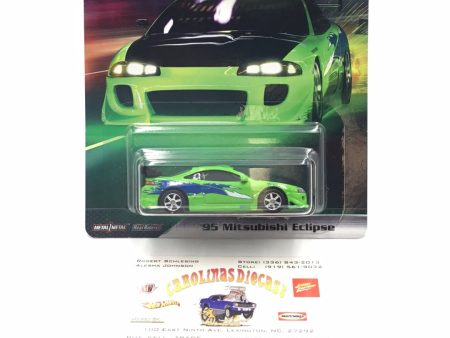 Hot wheels premium fast and furious Original Fast 95 Mitsubishi Eclipse 2 5 For Discount