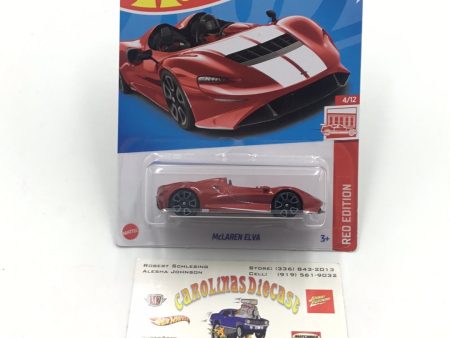 2022 hot wheels red edition # 82 McLaren Elva target red AA1 Sale