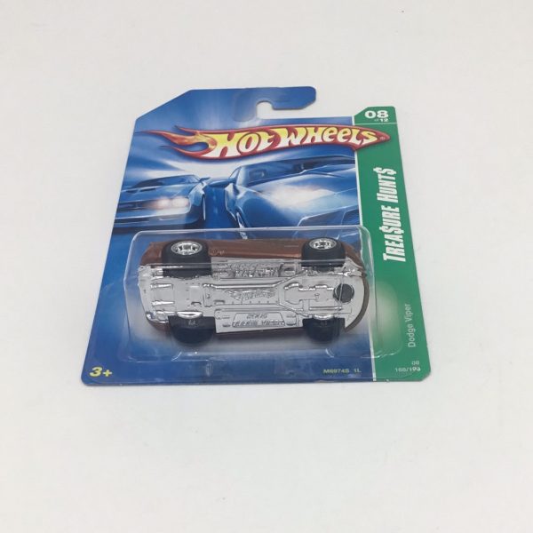 2008 Hot Wheels Super Treasure Hunt #168 Dodge Viper W Protector real riders Cheap