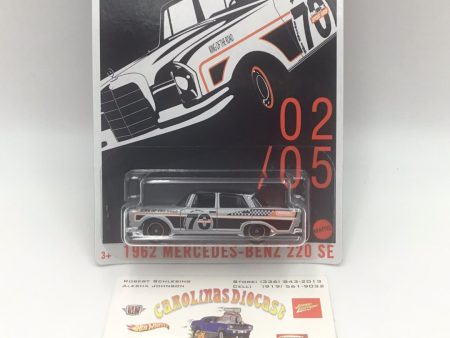 2023 matchbox 70 years Special Edition 2 5  1962 Mercedes Benz 220 SE #2 II6 Cheap