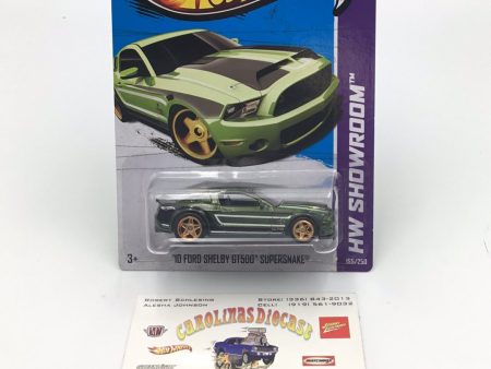 2013 hot wheels super treasure hunt #155 10 Ford Shelby GT500 Supersnake W Protector For Cheap