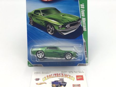 2010 hot wheels super treasure hunt #64 69 Ford Mustang W Protector Cheap