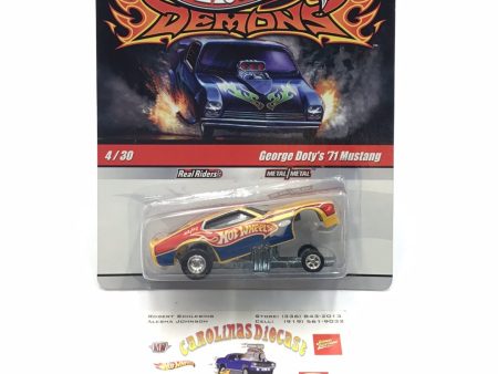 Hot wheels drag strip demons 4 30 George Dotys 71 Mustang For Sale