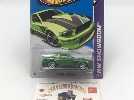 2013 hot wheels super treasure hunt #229 07 Ford Mustang W Protector on Sale