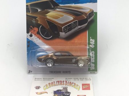 2011 hot wheels super treasure hunt #58 68 Olds 442 W  Protector Fashion