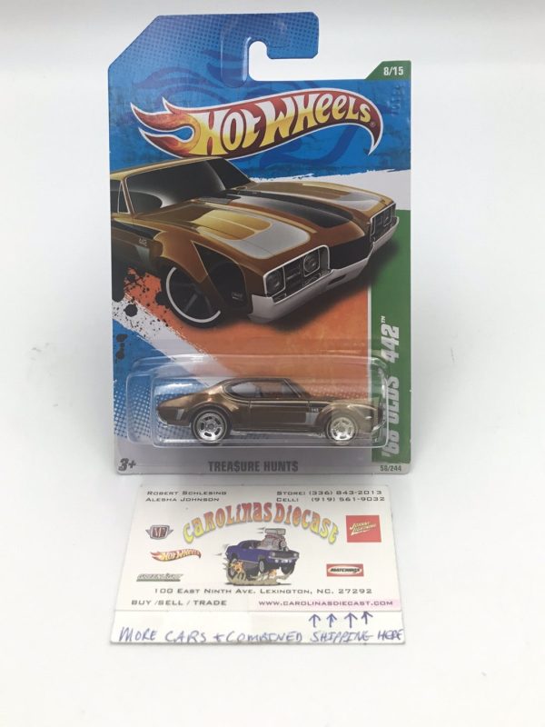 2011 hot wheels super treasure hunt #58 68 Olds 442 W  Protector Fashion