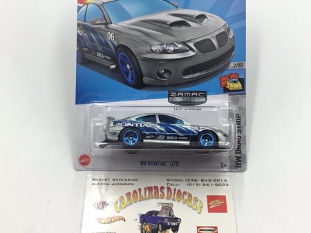 2022 Hot Wheels Zamac #182 2006 Pontiac GTO #14 Sale