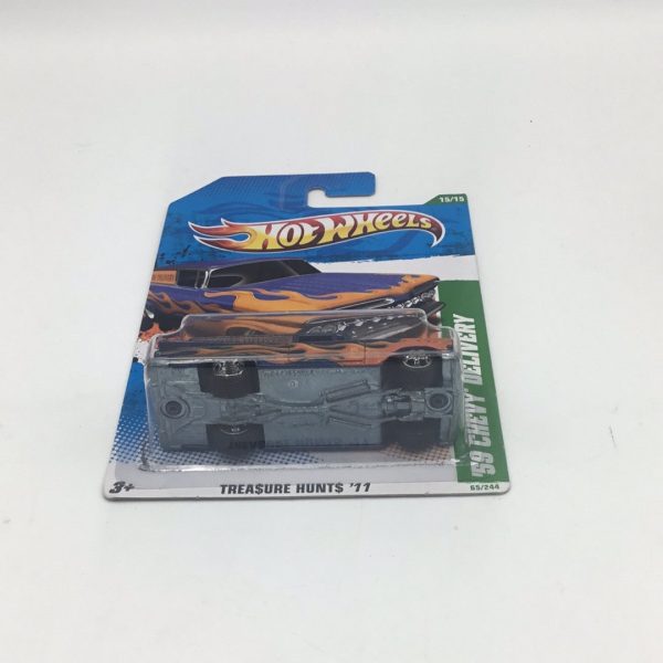 2011 hot wheels super treasure hunt #65 59 Chevy Delivery W  Protector Fashion