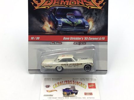 Hot wheels drag strip demons 10 30 Dave Stricklers 1965 Dodge Coronet A FX Supply