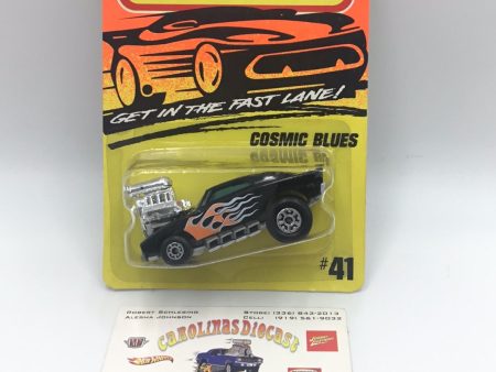 1995 Matchbox #41 Cosmic Blues black with flames 50C Cheap