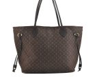 Authentic Louis Vuitton Monogram Idylle Neverfull MM Tote Bag M40513 Brown 6779K Online Sale