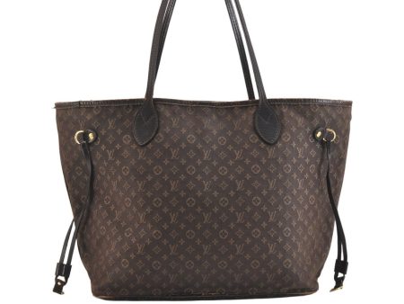 Authentic Louis Vuitton Monogram Idylle Neverfull MM Tote Bag M40513 Brown 6779K Online Sale