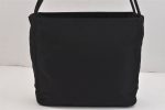 Authentic PRADA Vintage Nylon Tessuto Shoulder Tote Bag Black 5765K For Sale