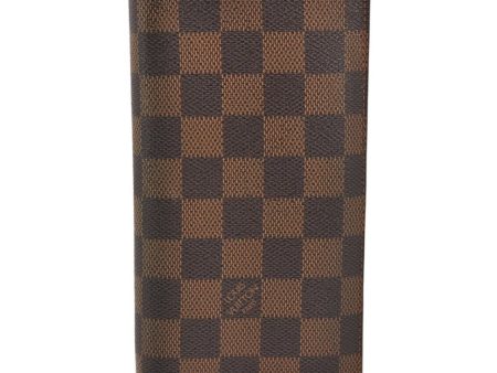 Authentic Louis Vuitton Damier Portefeuille Brazza Long Wallet N60017 LV 6249K Fashion