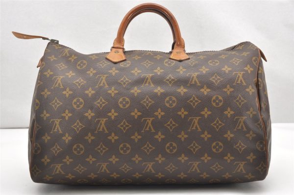 Authentic Louis Vuitton Monogram Speedy 40 Hand Boston Bag Old Model LV 6122K Cheap