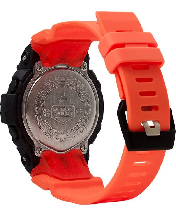 G-Shock GMA-B800SC-1A4CR  Power Trainer Coral Resin Strap 45mm Women Watches Lexor Miami Discount