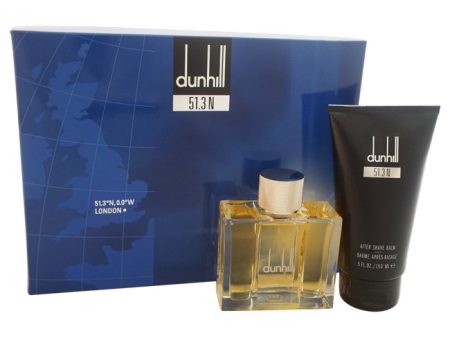 Alfred Dunhill Dunhill 51.3N 3.4 Oz Edt Spray, 5.0 Oz After Shave Balm Set Men Perfume Online