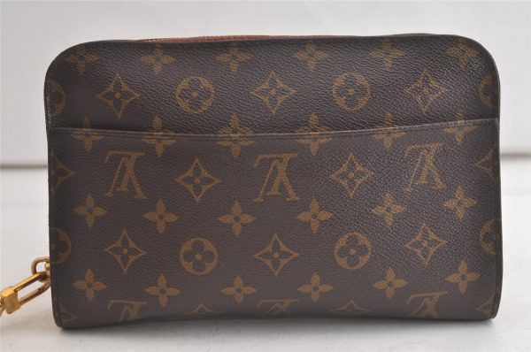 Authentic Louis Vuitton Monogram Orsay Clutch Hand Bag Purse M51790 LV 5409K Online now