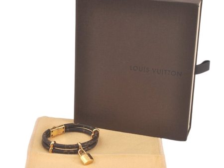 Authentic Louis Vuitton Monogram Bracelet Keep It Twice 17 M6640F LV Box 2952L Online Sale