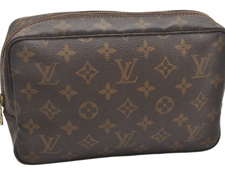 Auth Louis Vuitton Monogram Trousse Toilette 23 Clutch Hand Bag M47524 LV 5775K Hot on Sale