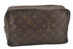 Auth Louis Vuitton Monogram Trousse Toilette 28 Clutch Hand Bag M47522 LV 5790K Hot on Sale