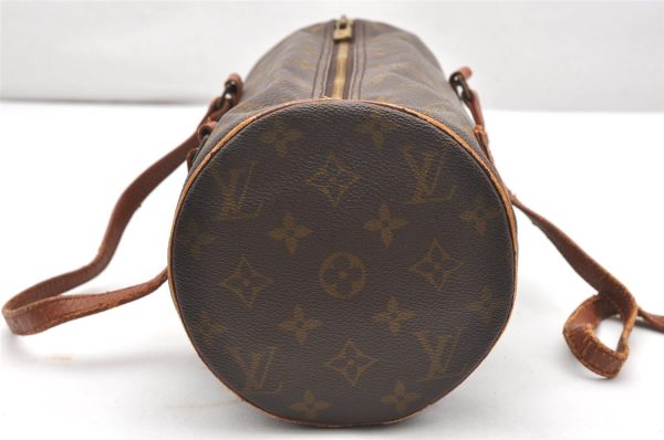 Authentic Louis Vuitton Monogram Papillon 30 Hand Bag Old Model LV Junk 6186K Online