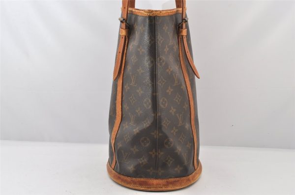 Authentic Louis Vuitton Monogram Bucket GM Shoulder Bag Old Model LV Junk 5781K For Sale