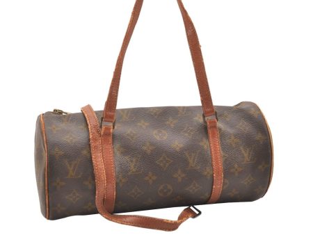 Authentic Louis Vuitton Monogram Papillon 30 Hand Bag Old Model LV Junk 6186K Online