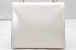 Authentic GUCCI Vintage 2Way Shoulder Hand Bag Purse Enamel White Junk 5398K For Discount