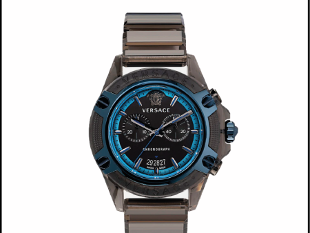 Versace VEZ700622 Icon Active Black Matte Dial Transparent Black Silicone Strap Unisex Watch Online