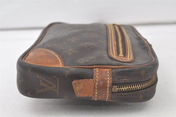 Authentic Louis Vuitton Monogram Marly Dragonne GM M51825 Clutch Hand Bag 6780K Online now