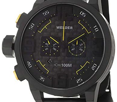 Welder 10000 K31 Chronograph Black Ion-Plated Stainless Steel Round Men Watches Lexor Miami Online Sale