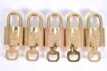 Authentic Louis Vuitton Padlock & Keys 10Set LV 5417L For Cheap