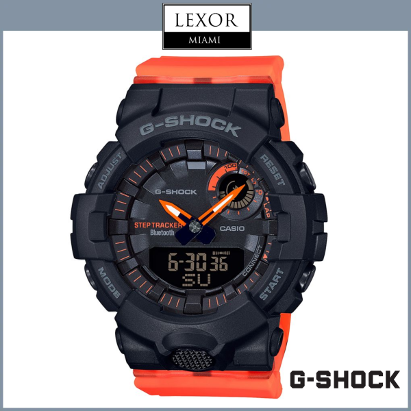 G-Shock GMA-B800SC-1A4CR  Power Trainer Coral Resin Strap 45mm Women Watches Lexor Miami Discount