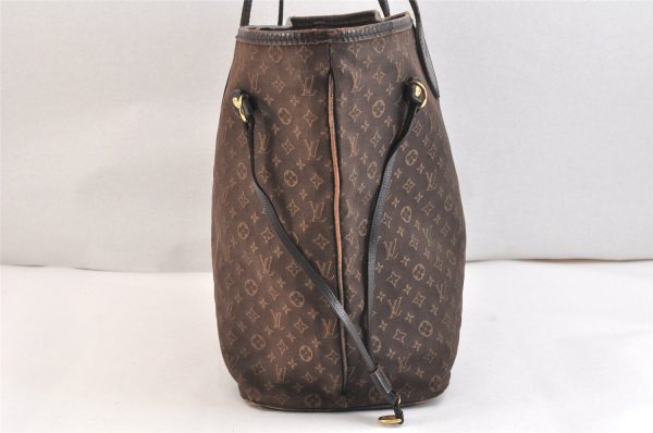 Authentic Louis Vuitton Monogram Idylle Neverfull MM Tote Bag M40513 Brown 6779K Online Sale