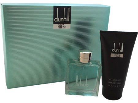 Alfred Dunhill Dunhill Fresh 3.4 Oz Edt Spray, 5.0 Oz After Shave Balm Set Men Perfume For Sale