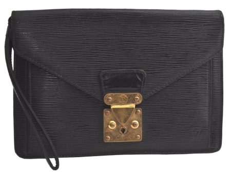 Auth Louis Vuitton Epi Pochette Sellier Dragonne Clutch Bag M52612 Junk 6235K Online