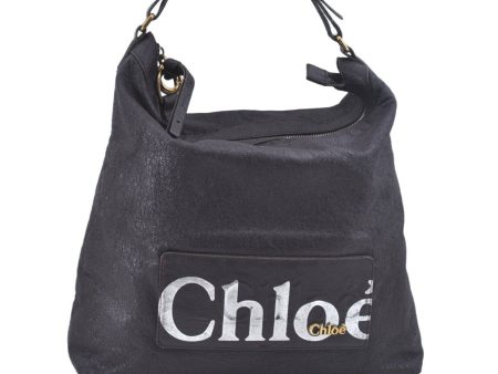 Authentic Chloe Hand tote Bag Leather Purple L0600 Online now