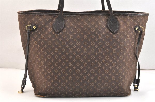 Authentic Louis Vuitton Monogram Idylle Neverfull MM Tote Bag M40513 Brown 6779K Online Sale