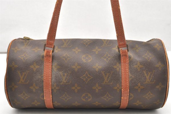 Authentic Louis Vuitton Monogram Papillon 30 Hand Bag Old Model LV Junk 6186K Online