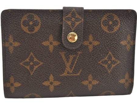 Auth Louis Vuitton Monogram Porte Monnaie Billets Viennois M61663 Wallet 6130K Sale