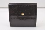 Authentic Louis Vuitton Vernis Portefeuille Elise Wallet Brown M93523 LV 6131K For Cheap